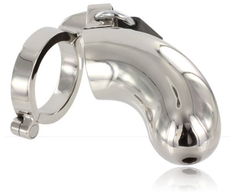 METAL HARD BRIG Stainless Steel Secure Chastity System 40/45/50mm Rings