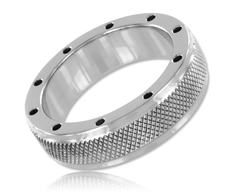 METAL HARD Steel Anatomical Intimate Ring 40mm Ergonomic Design