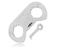 METAL HARD Thumb Cuff Stainless Steel Adjustable Finger Restraints