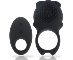 MIA Colosseo Juodas Silicone Ring with Remote Control, Rechargeable, 10 Modes