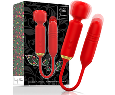 MIA Toscana Double Pleasure Wand - Dual Motor Silicone Massager, Rechargeable