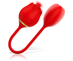 Rožinė MIA Vienna Double Pleasure Intimate System - Dual Vibrating &amp; Licking Egg, Rožinė