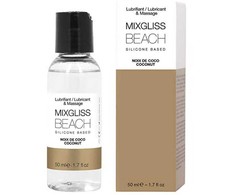 Mixgliss Beach Silicone Lubricant 50ml - Coconut Aroma, Long-Lasting Formula