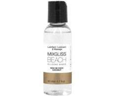 Mixgliss Beach Silicone Lubricant 50ml - Coconut Aroma, Long-Lasting Formula