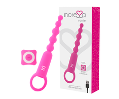 Rožinė Moressa Ronie Remote-Controlled Anal Bead System Rožinė - Silicone, 7 Modes