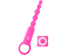 Rožinė Moressa Ronie Remote-Controlled Anal Bead System Rožinė - Silicone, 7 Modes