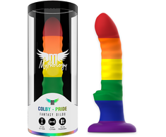 Mythology Fantasy Dildo MYTHOLOGY Her Colby Pride Silicone Model M - Flexible Suction Base