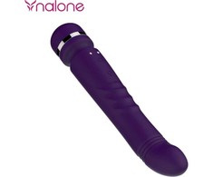 Nalone Yoni Dual-Ended Silicone Massager 230mm, 7 Modes, Violetinė