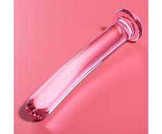 Ibiza Nebula Series Model 17 Glass Intimate Device Rožinė 18.5cm O3cm