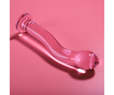 Ibiza Nebula Series Model 18 Glass Intimate Device Rožinė 18.5cm
