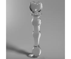 Ibiza Nebula Series Model 21 Glass Intimate Device Clear 20.5cm