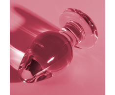 Ibiza Nebula Series Model 3 Intimate Glass Plug Rožinė 11cm O5cm Borosilicate