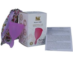 Nina Kiki Menstrual Cup Violetinė Size S - Medical Silicone Reusable