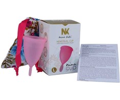 NINA KIKÍ - MENSTRUAL CUP Rožinis - SIZE L