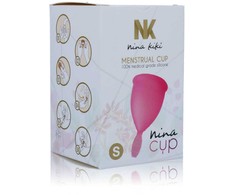 Rožinė Nina Kiki Menstrual Cup Rožinė Size S - Medical Silicone, Eco-Friendly