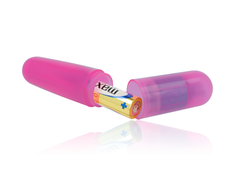 OHMAMA Basic Lilac Compact Vibrating Bullet 110mm - PVC, Baterija Powered