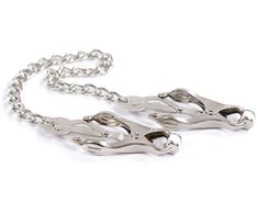 Ohmama Fetish OHMAMA Metal Chain System - Adjustable Pressure Clamps, Nickel-Free