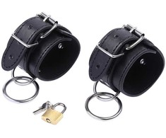 Ohmama Fetish Adjustable O-Ring Wrist Restraints - Premium Materials
