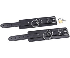 Ohmama Fetish Adjustable O-Ring Wrist Restraints - Premium Materials