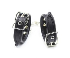 Ohmama Fetish OHMAMA Premium Adjustable Leather Wrist Restraints - Universal Size