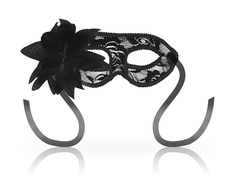 Ohmama Masks OHMAMA Juodas Lace &amp; Floral Decorative Mask, Unisex, One Size