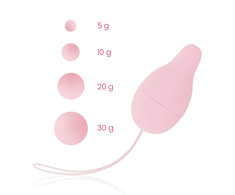 Ohmama Set OHMAMA Pelvic Floor Trainer Kegel System - Adjustable Weighted Set, Rožinė