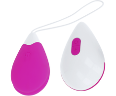 Ohmama Stimulating OHMAMA Textured Vibrating Egg 10 Modes Violetinė-Baltas Compact Design