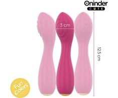Rožinė ONINDER CUTE Buddy Intimate Device App-Controlled Rožinė-Geltona 12.5cm