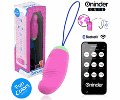 ONINDER CUTE 360° Silicone Smart Intimate Egg - App &amp; USB, Multicolor