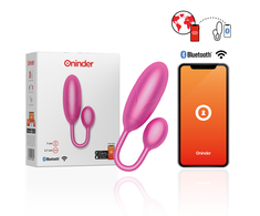ONINDER Denver Vibrating Egg Rožinė 7x2.7 cm App-Controlled Atsparus vandeniui