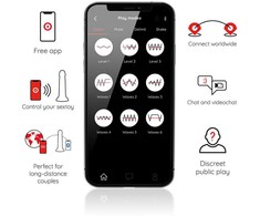 ONINDER Bogota Large Intimate System 22 cm 9-Speed App-Enabled Silicone