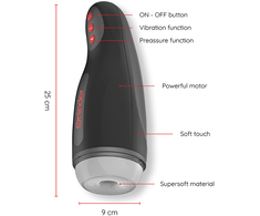 ONINDER Seoul Intimate Device 10-Speed Rechargeable with App Control Juodas