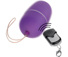 ONLINE Remote Control Intimate Egg M Violetinė - 10 Modes, Atsparus vandeniui ABS