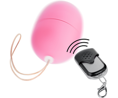 Rožinė ONLINE Remote Control Vibrating Egg S Rožinė - 10 Modes, Atsparus vandeniui ABS