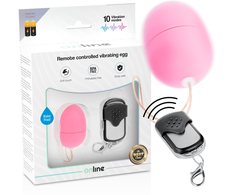 Rožinė ONLINE Remote Control Vibrating Egg S Rožinė - 10 Modes, Atsparus vandeniui ABS