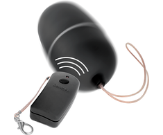 ONLINE Remote-Controlled Vibrating Egg Juodas 10 Modes Ergonomic ABS
