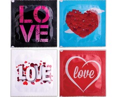 Pasante Healthcare Pasante Love Bag 144 pcs - Transparent Latex, 54mm, Smooth Finish