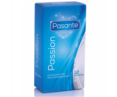 Pasante Healthcare Aistrą stimuliuojantys prezervatyvai, 12 vnt.