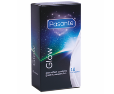 Pasante Healthcare Pasante Glow in the Dark Condoms 12-Pack 190mm 53mm CE Certified