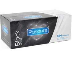 Pasante Healthcare Juodas Velvet Clinic Packs 144 pcs