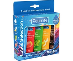 Pasante Healthcare Pasante Assorted Flavour Lubricant Set 5x15ml - Vanduo-Based, Vegan