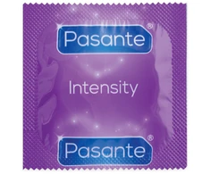 Pasante Healthcare Pasante Ribs &amp; Dots Intensity 12pcs - Textured Latex Condoms, 52mm