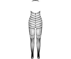 Passion Woman Bodystockings PASSION BS100 Bodystocking Juodas - Comfortable Mesh One Size