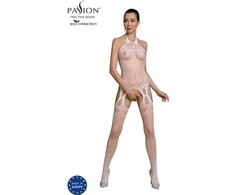 Passion Woman Bodystockings PASSION Eco Collection BS006 Bodystocking Baltas - Recycled Materials, One Size