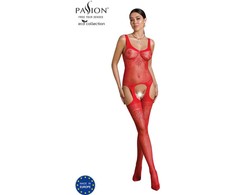 Passion Woman Bodystockings Passion ECO Collection Bodystocking BS008 Raudona - Ecological One Size Design