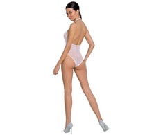 Passion Woman Passion BS088 Baltas Mesh Bodystocking - One Size, Lace Detailing