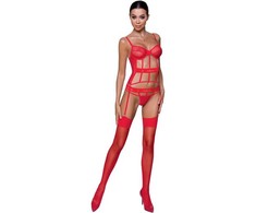 Passion Woman Corsets Passion Kyouka Corset Raudona L/XL - Adjustable Straps &amp; Matching Thong