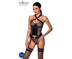 Passion Woman Passion Amanda Corset L/XL Eco-Friendly Leather &amp; Mesh Design