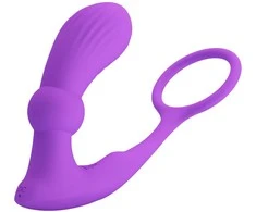 Pretty Love Bottom GRAŽUOLĖ MEILĖ - Warren Violetinė, belaidis nuotolinio valdymo pultas, 12 pulso bangos nustatymų, 12 vibracijos funkcijų