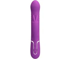 PRETTY LOVE - Coale Violetinė, 7 vibravimo funkcijos 4 sukimosi funkcijos 4 stūmimo nustatymai